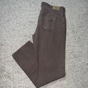 Peter Millar Sateen Brown Five Pocket Pants